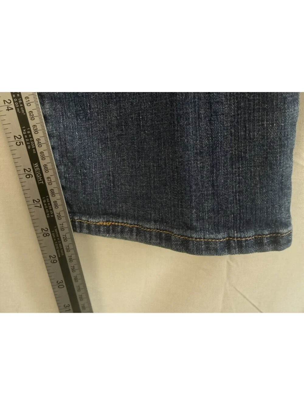 Levis 505 Womens Jeans Straight Leg Size 14 S Short Blue